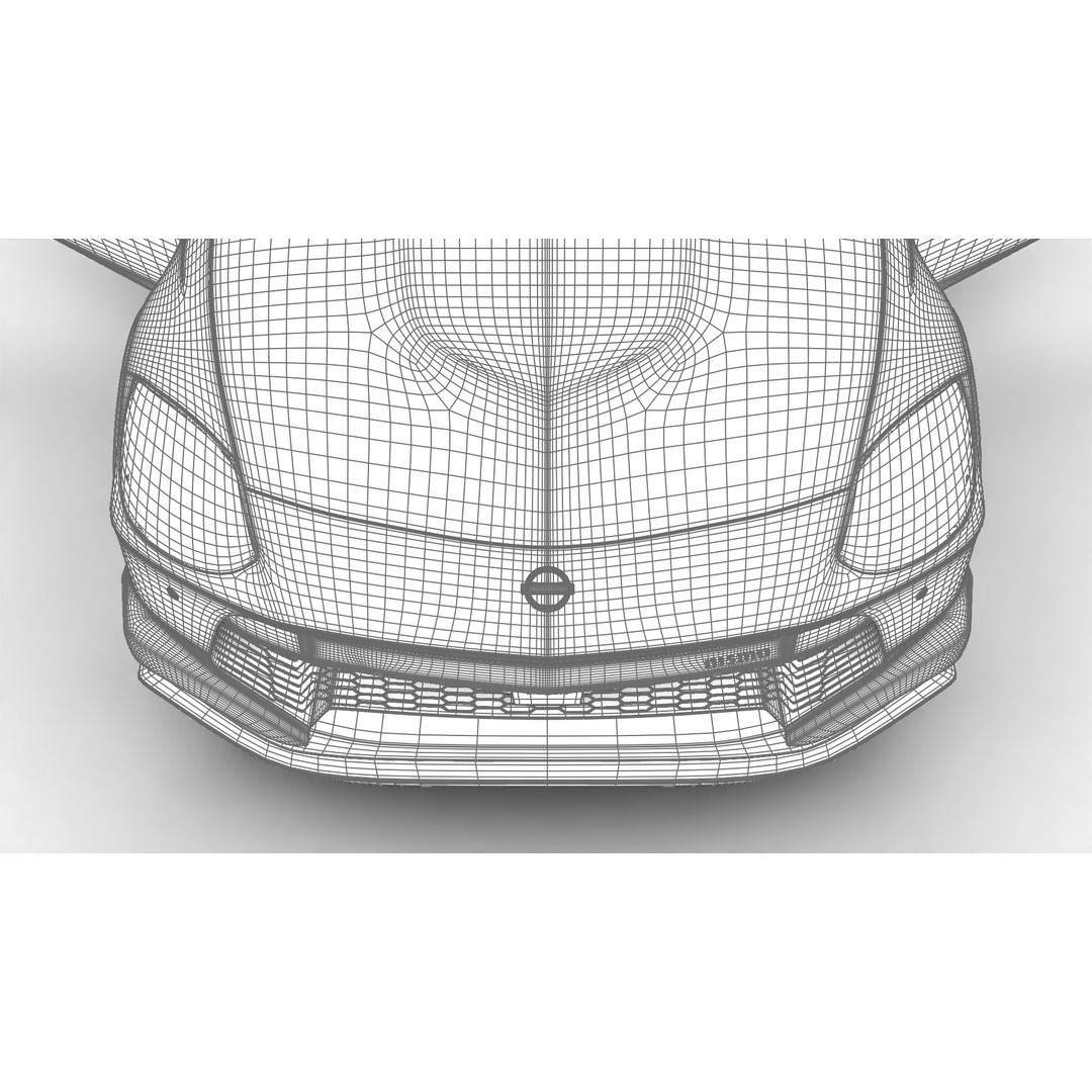 Nissan Z Nismo 2024 3D Model – High Poly Rigged Vehicle, FBX/Blender - View 43