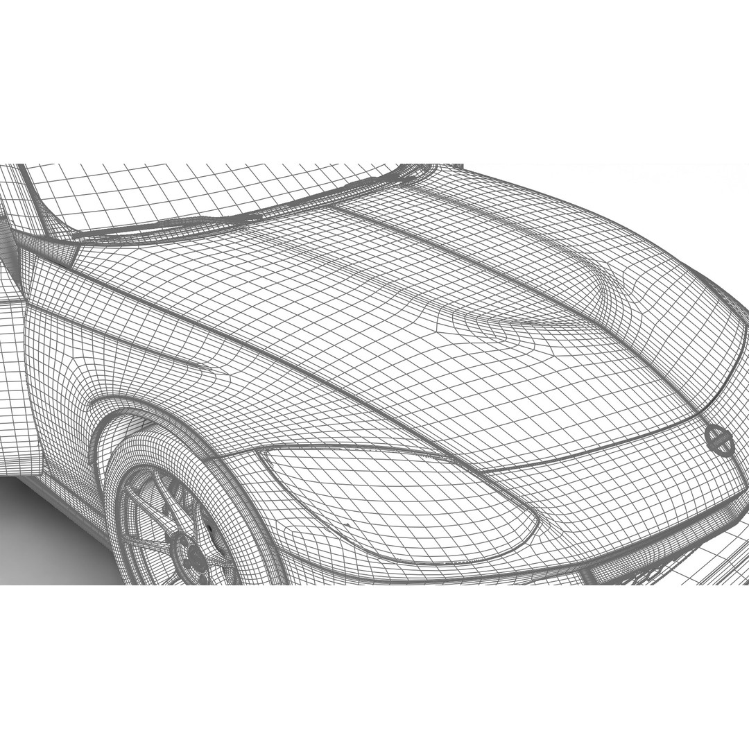 Nissan Z Nismo 2024 3D Model – High Poly Rigged Vehicle, FBX/Blender - View 44