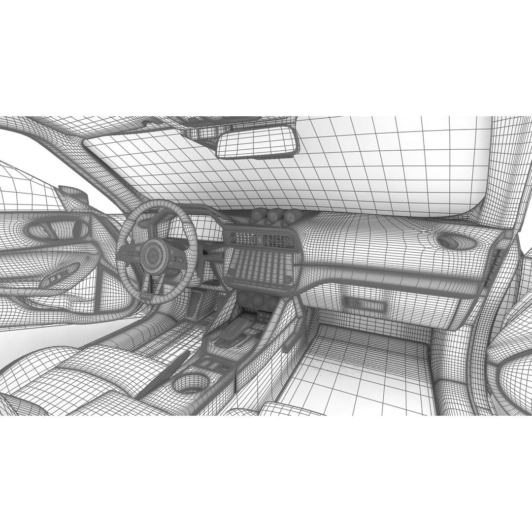 Nissan Z Nismo 2024 3D Model – High Poly Rigged Vehicle, FBX/Blender - View 47