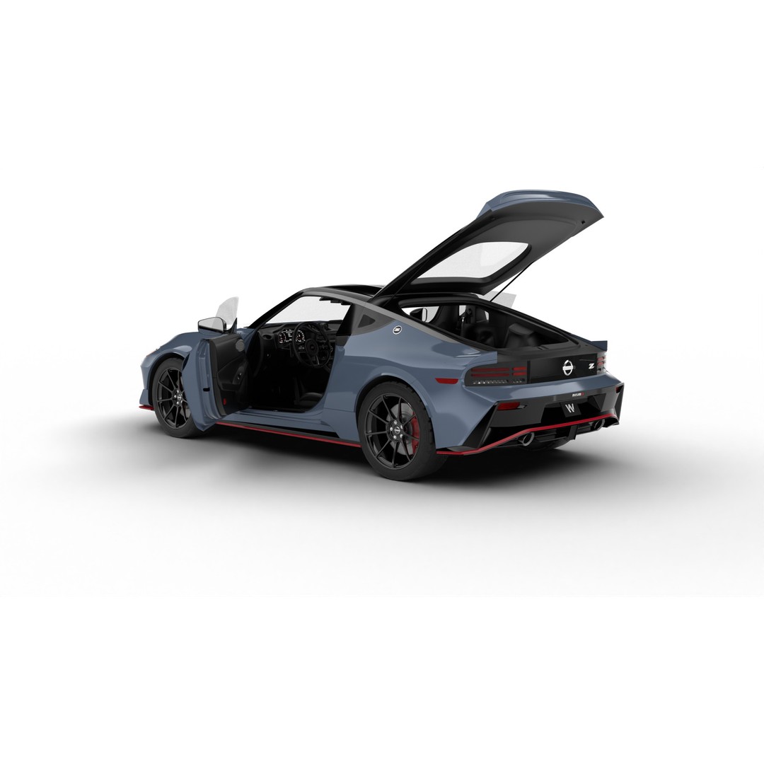 Nissan Z Nismo 2024 3D Model – High Poly Rigged Vehicle, FBX/Blender - View 5