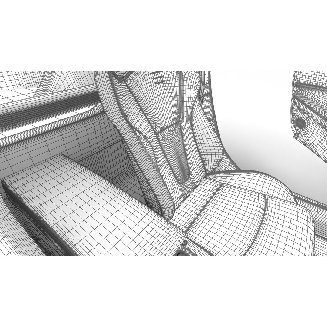 Nissan Z Nismo 2024 3D Model – High Poly Rigged Vehicle, FBX/Blender - View 50