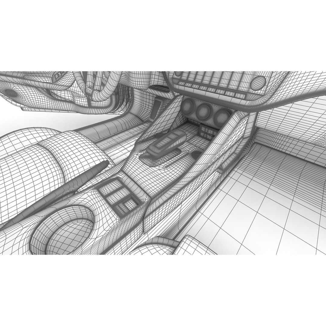 Nissan Z Nismo 2024 3D Model – High Poly Rigged Vehicle, FBX/Blender - View 51