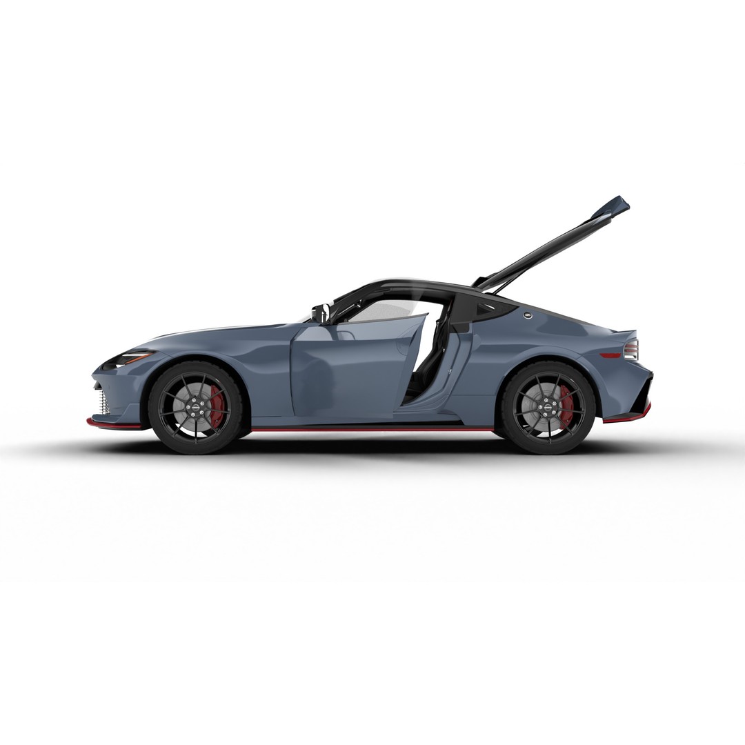 Nissan Z Nismo 2024 3D Model – High Poly Rigged Vehicle, FBX/Blender - View 6