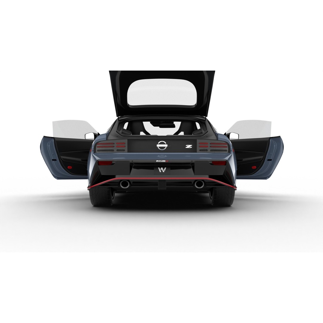 Nissan Z Nismo 2024 3D Model – High Poly Rigged Vehicle, FBX/Blender - View 7