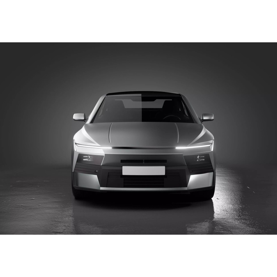 Hyundai Elantra 2027 3D Model – Detailed Sedan Asset, Blender, FBX, OBJ - View 15