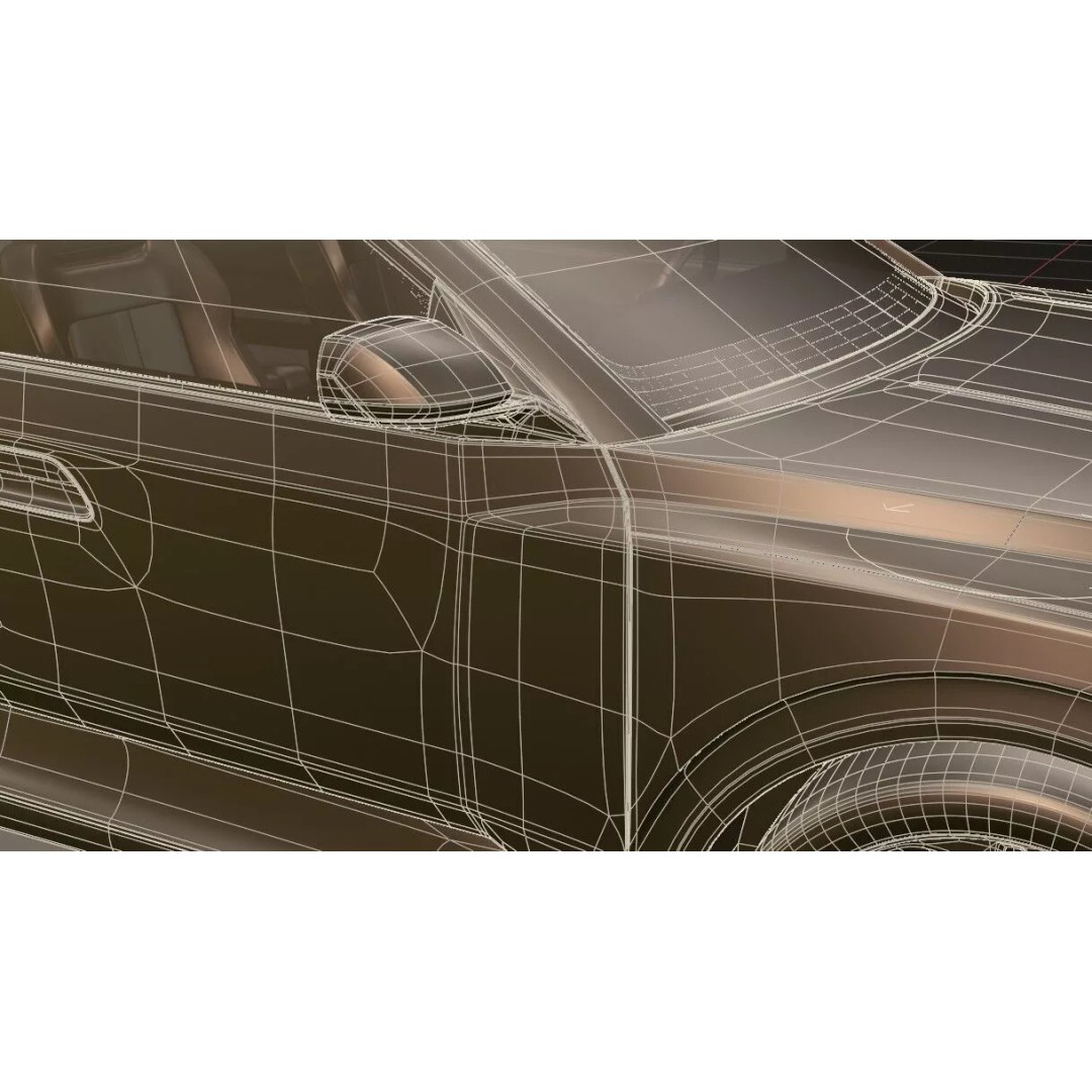 Hyundai Elantra 2027 3D Model – Detailed Sedan Asset, Blender, FBX, OBJ - View 24