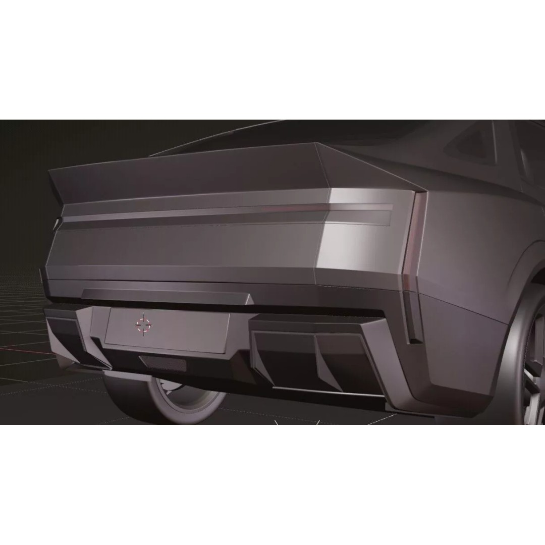 Hyundai Elantra 2027 3D Model – Detailed Sedan Asset, Blender, FBX, OBJ - View 29