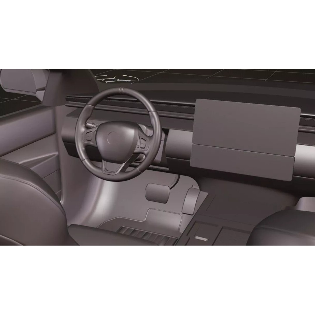 Hyundai Elantra 2027 3D Model – Detailed Sedan Asset, Blender, FBX, OBJ - View 31