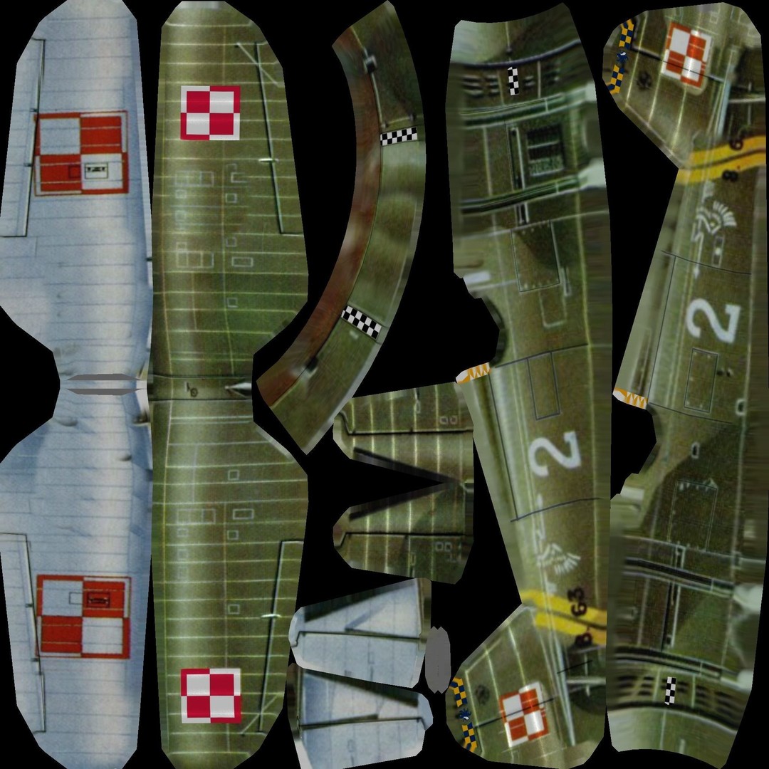 PZL P.11 3D Model – Low Poly Historic Fighter Aircraft, FBX