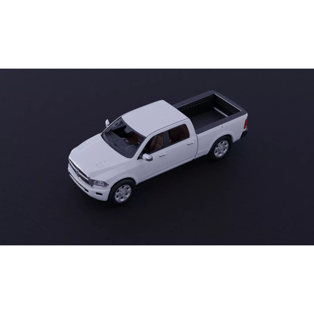 Dodge Ram 1500 3D Model – High-Fidelity Vehicle Asset, FBX - View 12