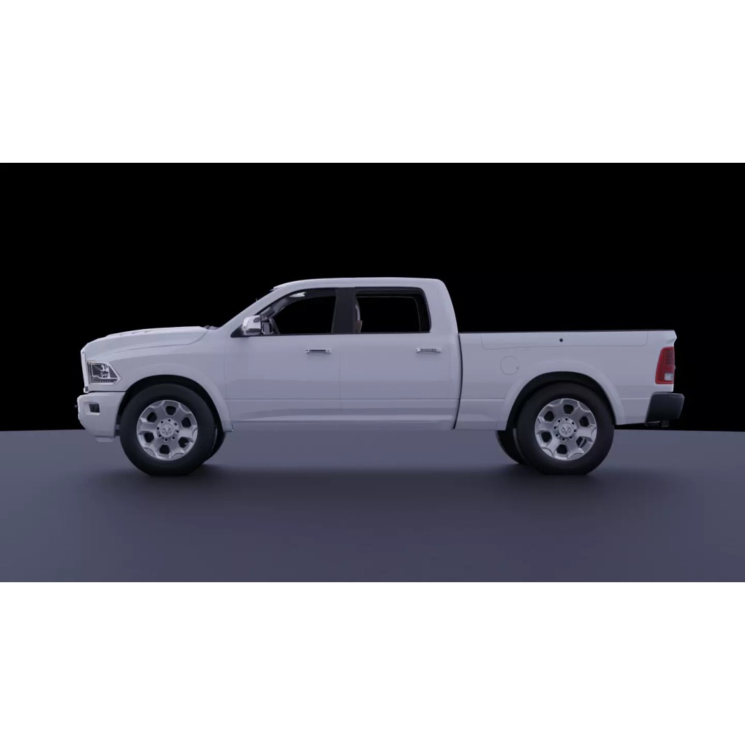 Dodge Ram 1500 3D Model – High-Fidelity Vehicle Asset, FBX - View 15