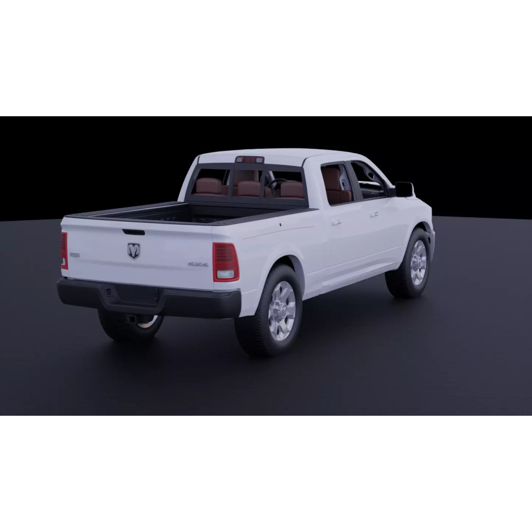 Dodge Ram 1500 3D Model – High-Fidelity Vehicle Asset, FBX - View 16