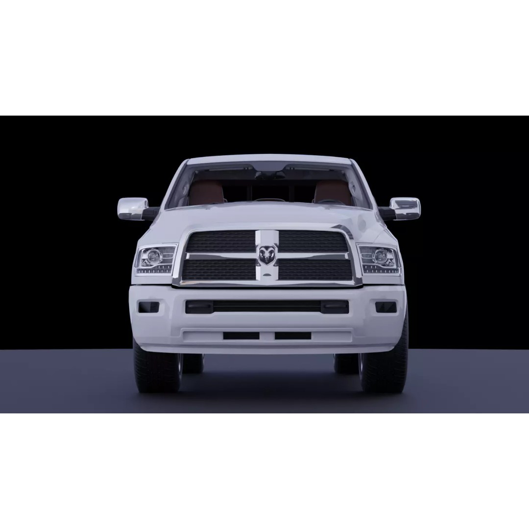 Dodge Ram 1500 3D Model – High-Fidelity Vehicle Asset, FBX - View 17