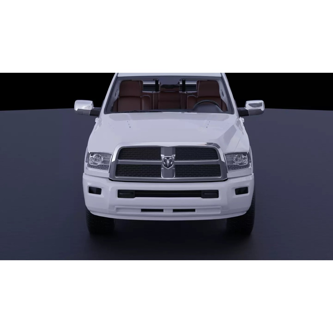 Dodge Ram 1500 3D Model – High-Fidelity Vehicle Asset, FBX - View 18