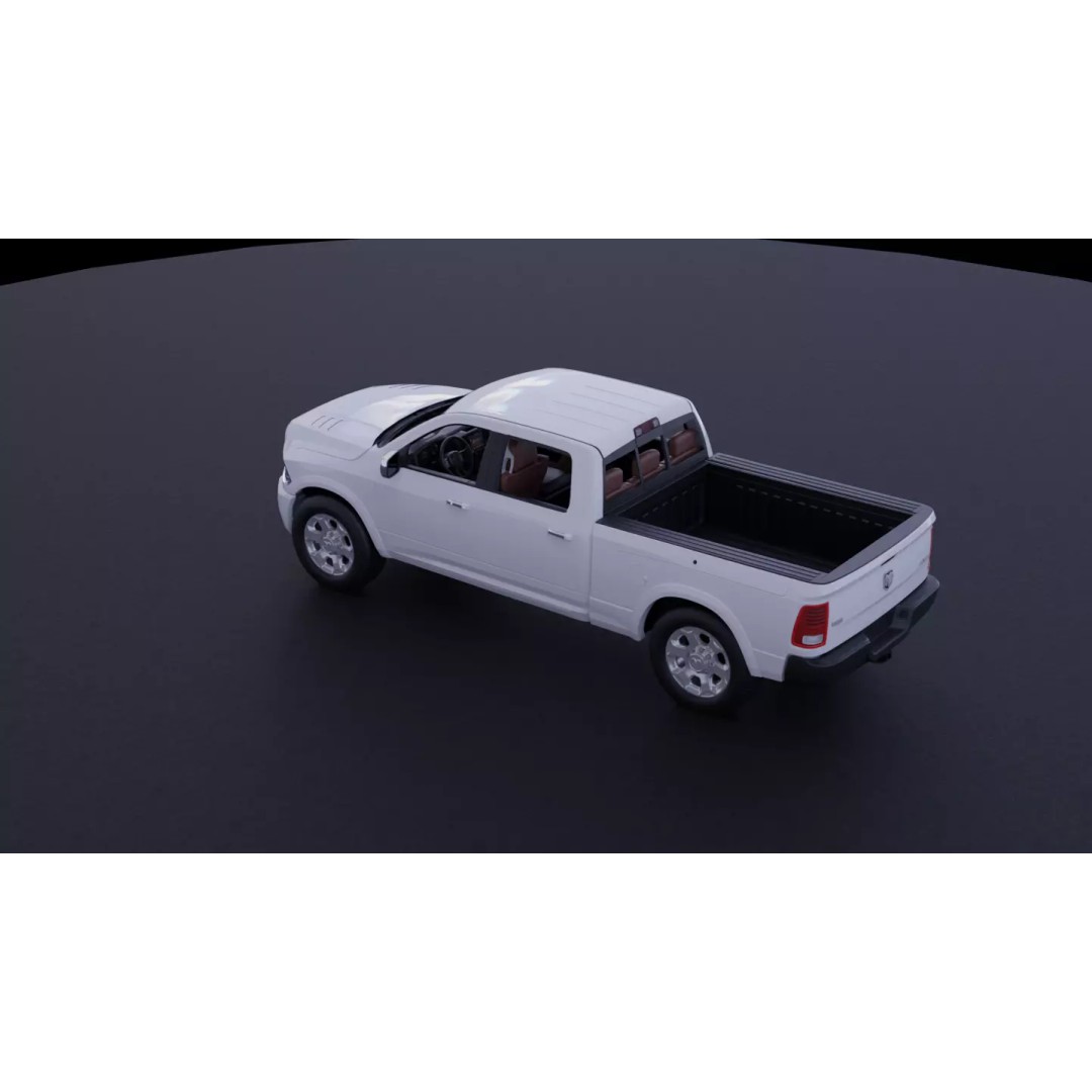 Dodge Ram 1500 3D Model – High-Fidelity Vehicle Asset, FBX - View 21