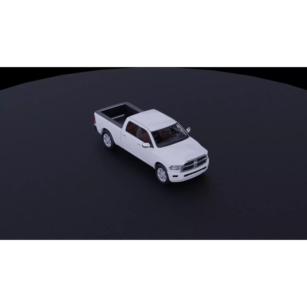 Dodge Ram 1500 3D Model – High-Fidelity Vehicle Asset, FBX - View 22