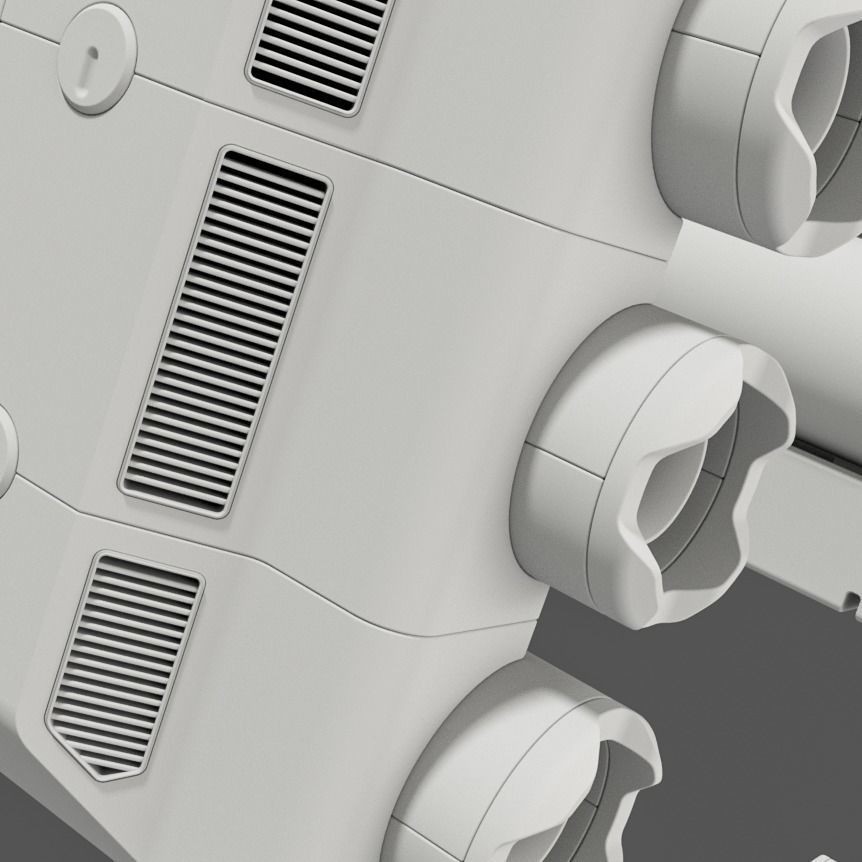 Sci-Fi Gun Barrel Set 3D Model – Futuristic Weapon Kit, FBX & OBJ - View 34
