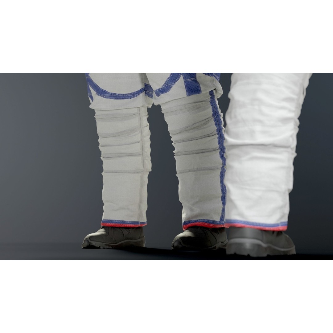 XEMU Spacesuit 3D Model – High Poly NASA Artemis Character Asset, FBX - View 14