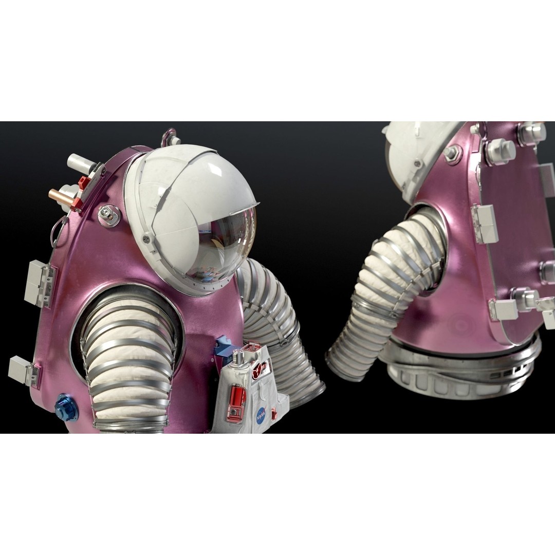 XEMU Spacesuit 3D Model – High Poly NASA Artemis Character Asset, FBX - View 25