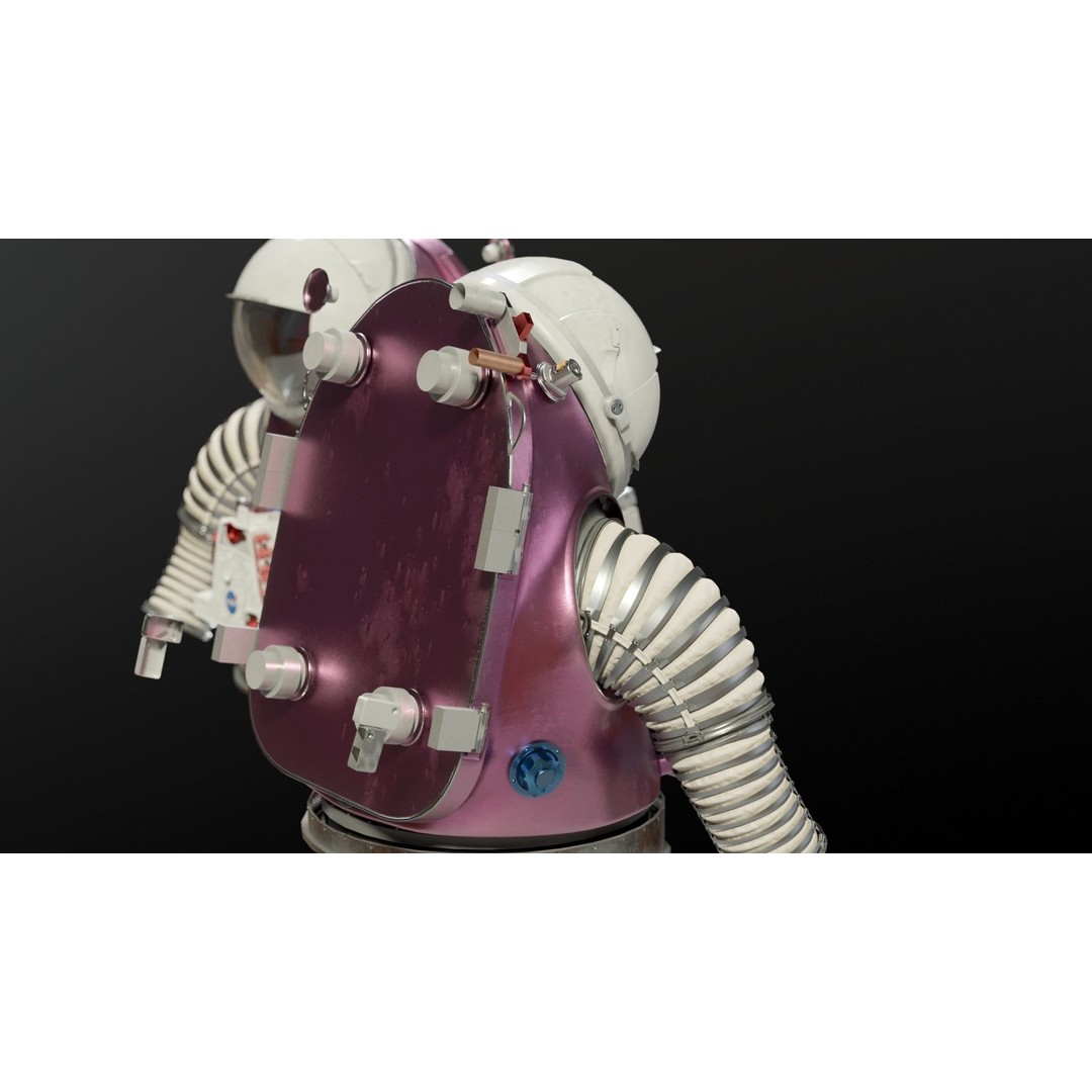 XEMU Spacesuit 3D Model – High Poly NASA Artemis Character Asset, FBX - View 26