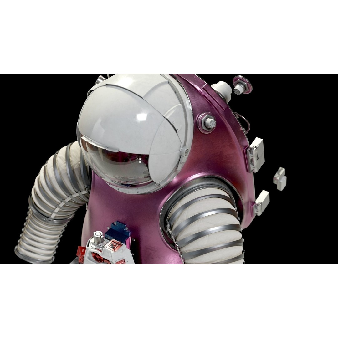 XEMU Spacesuit 3D Model – High Poly NASA Artemis Character Asset, FBX - View 28