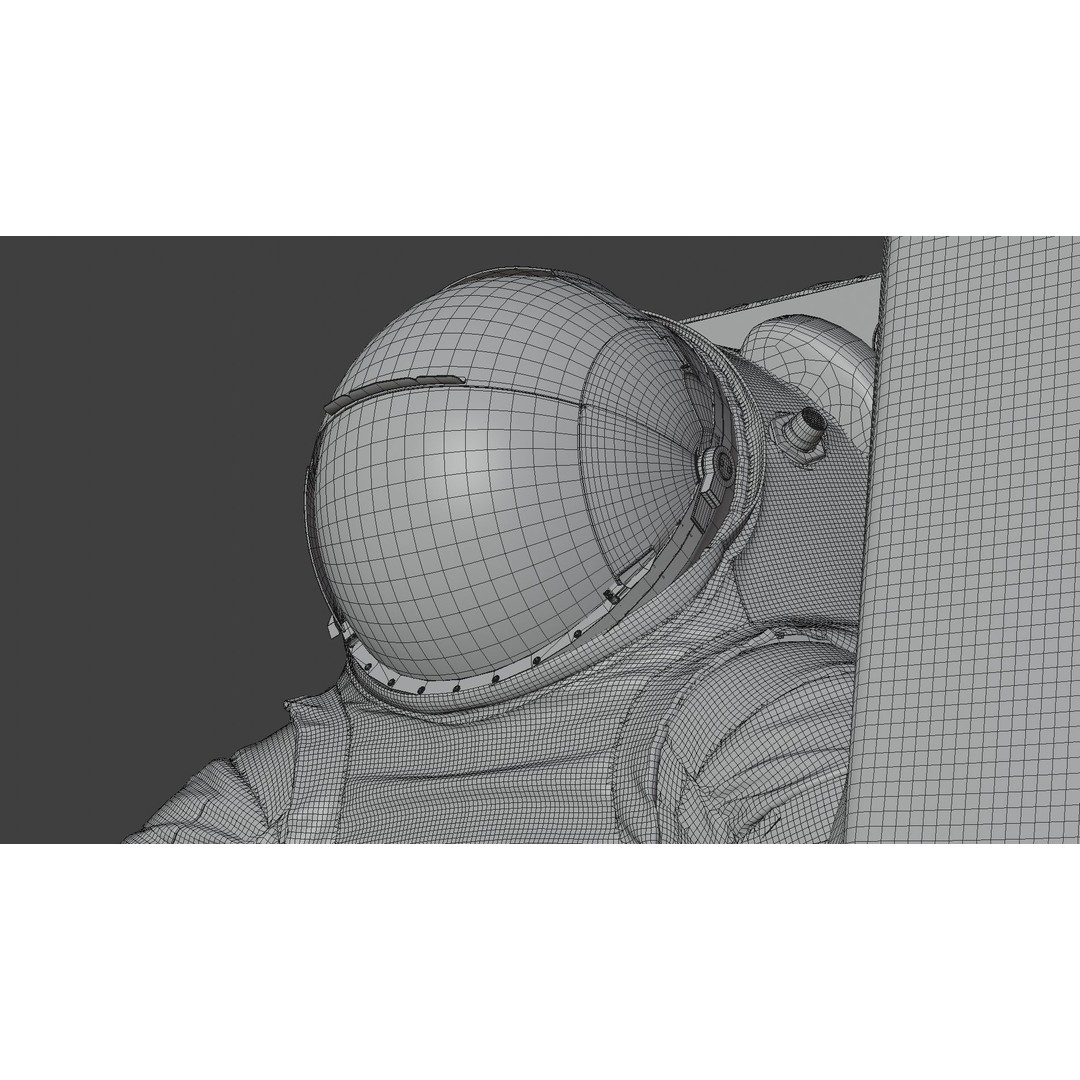 XEMU Spacesuit 3D Model – High Poly NASA Artemis Character Asset, FBX - View 35