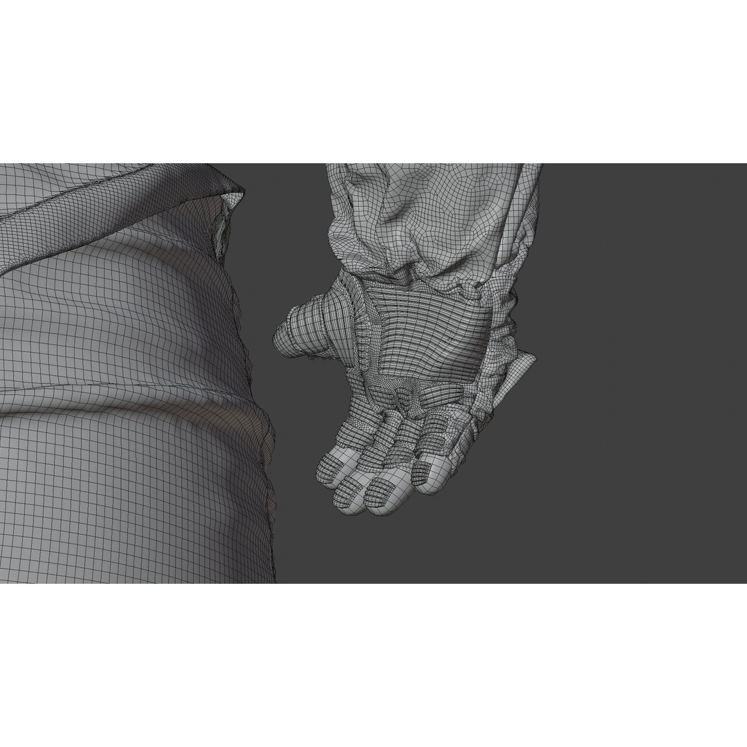 XEMU Spacesuit 3D Model – High Poly NASA Artemis Character Asset, FBX - View 42