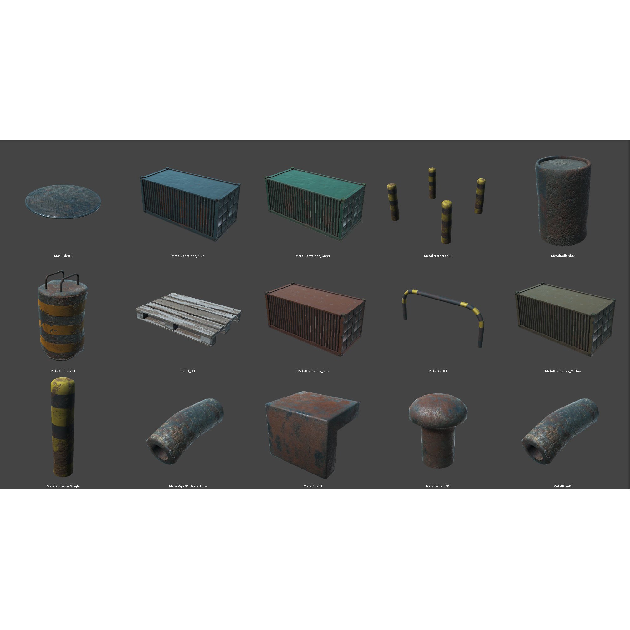 Module Based Harbor Creator - Low-Poly Game-Ready 3D Model - View 31