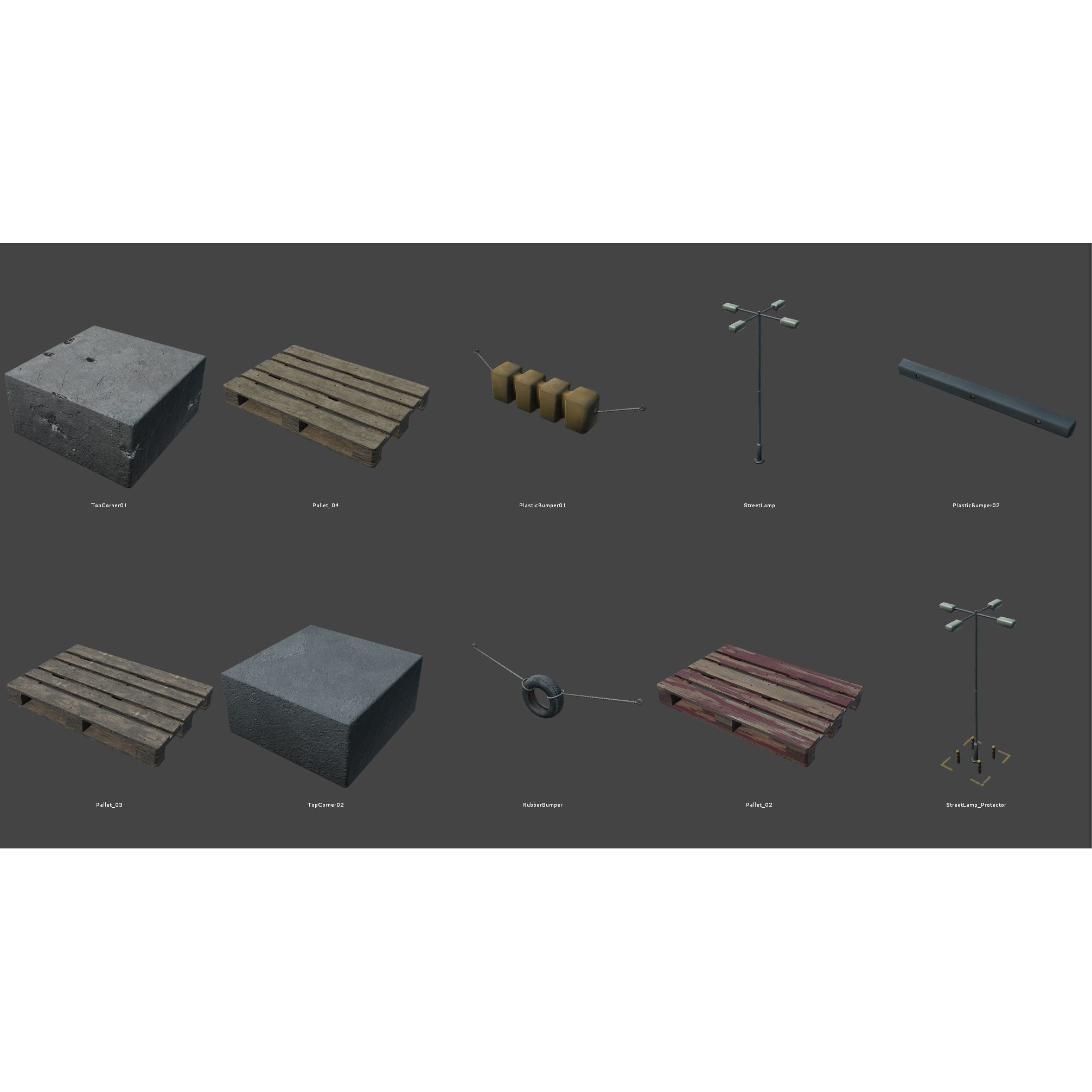 Module Based Harbor Creator - Low-Poly Game-Ready 3D Model - View 32