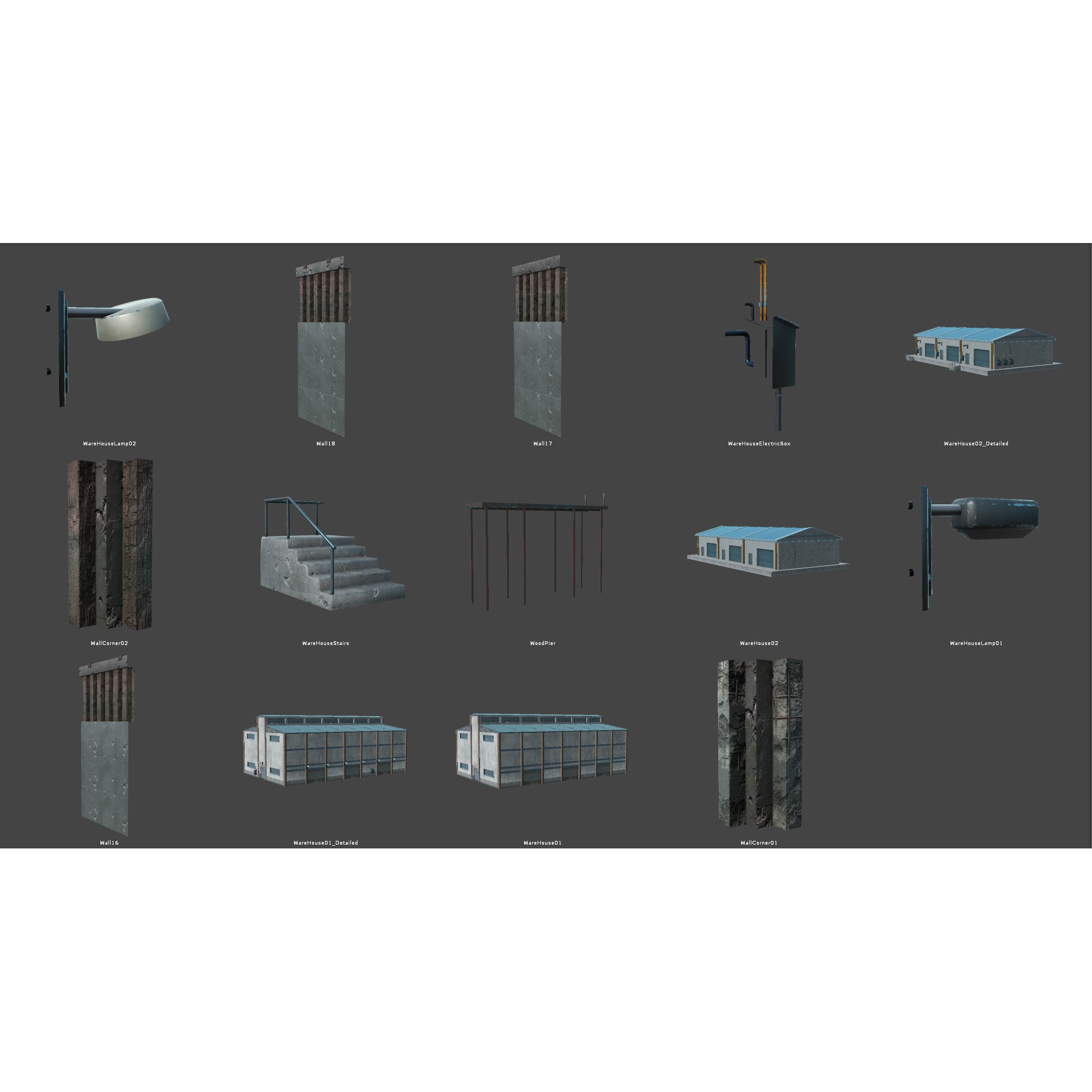 Module Based Harbor Creator - Low-Poly Game-Ready 3D Model - View 36