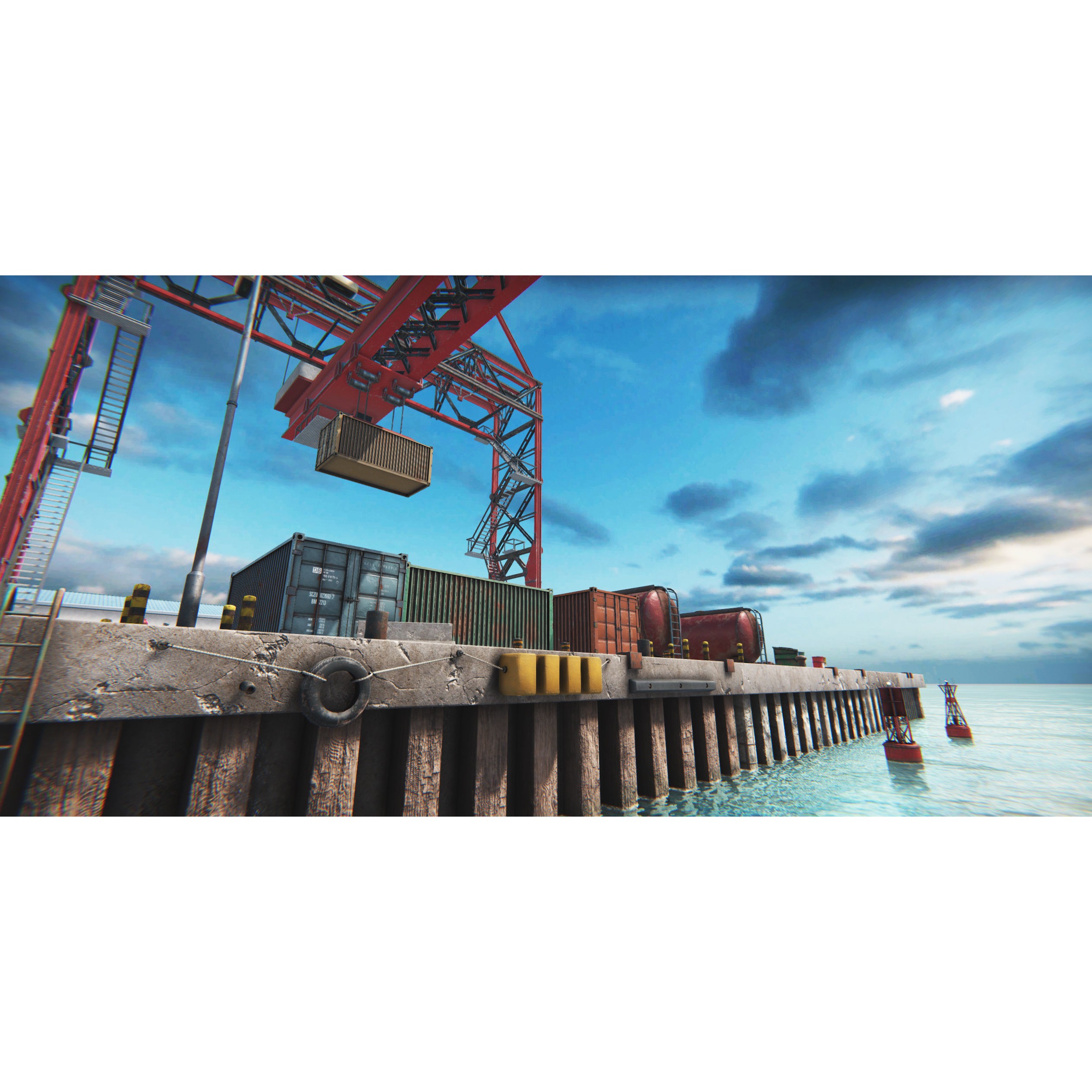 Module Based Harbor Creator - Low-Poly Game-Ready 3D Model - View 5