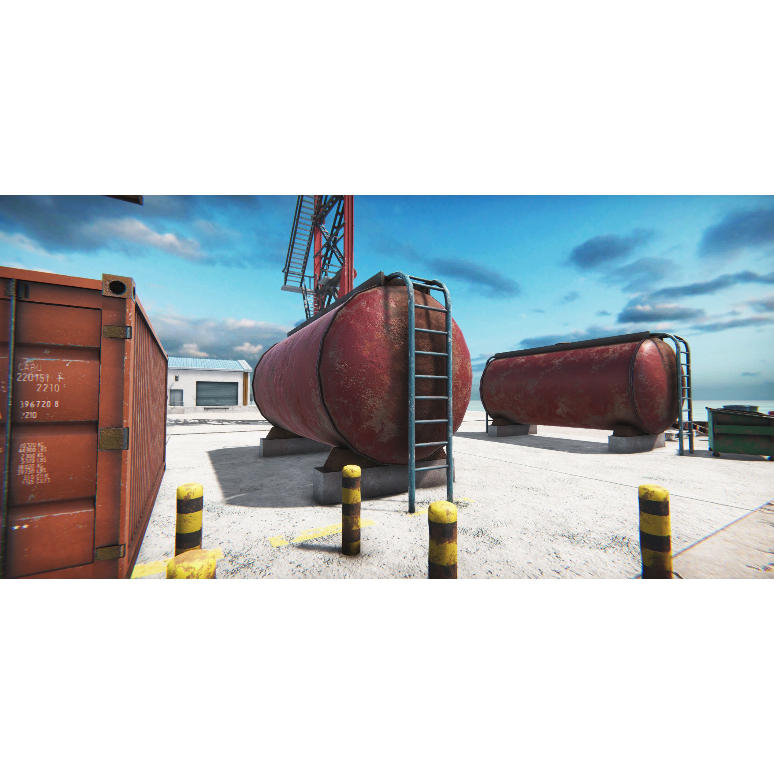 Module Based Harbor Creator - Low-Poly Game-Ready 3D Model - View 7