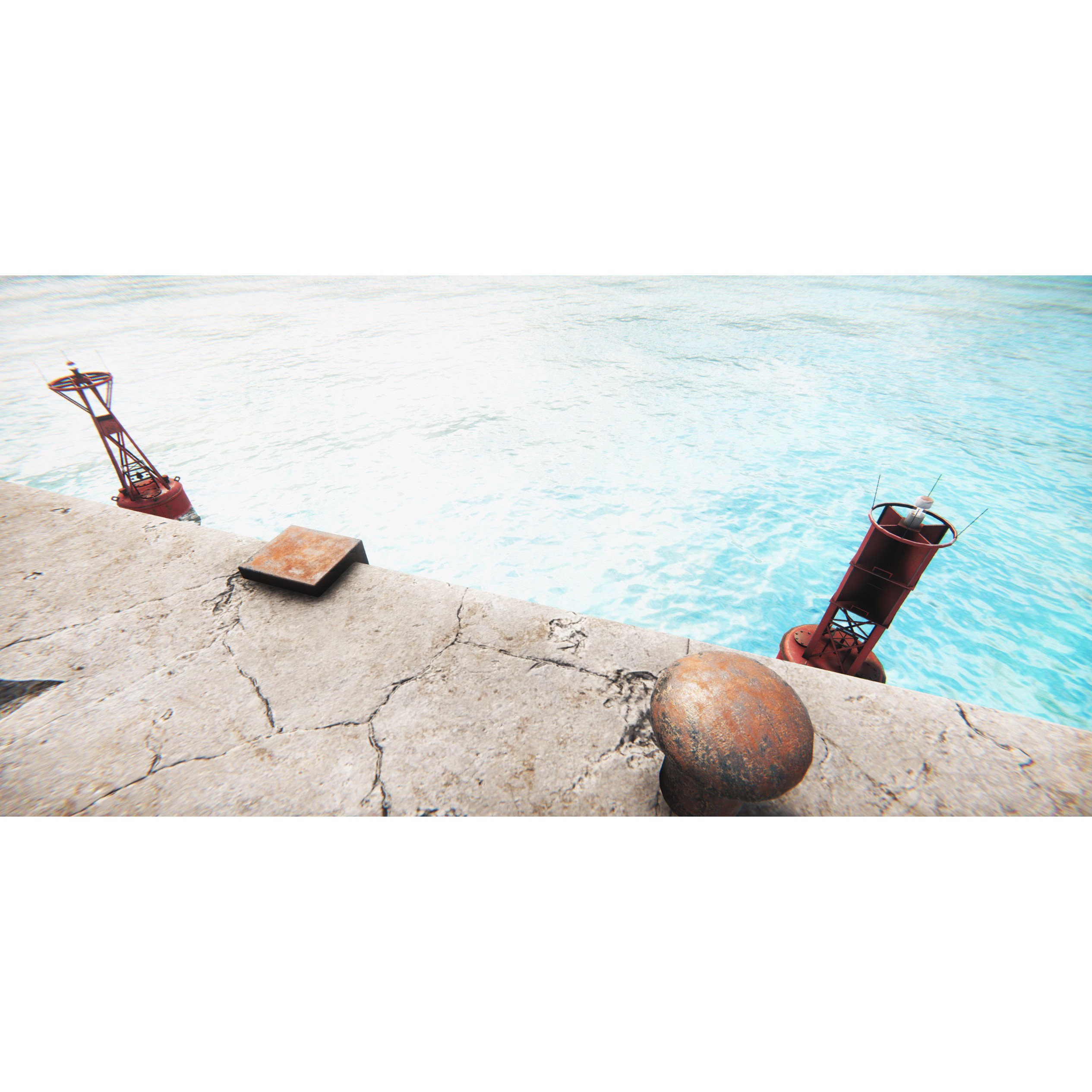 Module Based Harbor Creator - Low-Poly Game-Ready 3D Model - View 8