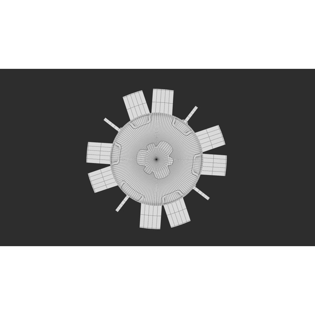 New Shepard 3D Model – Low Poly Spacecraft, PBR Textures, FBX - View 23