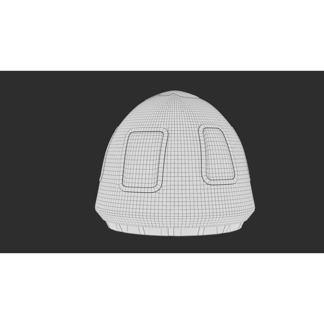 New Shepard 3D Model – Low Poly Spacecraft, PBR Textures, FBX - View 24