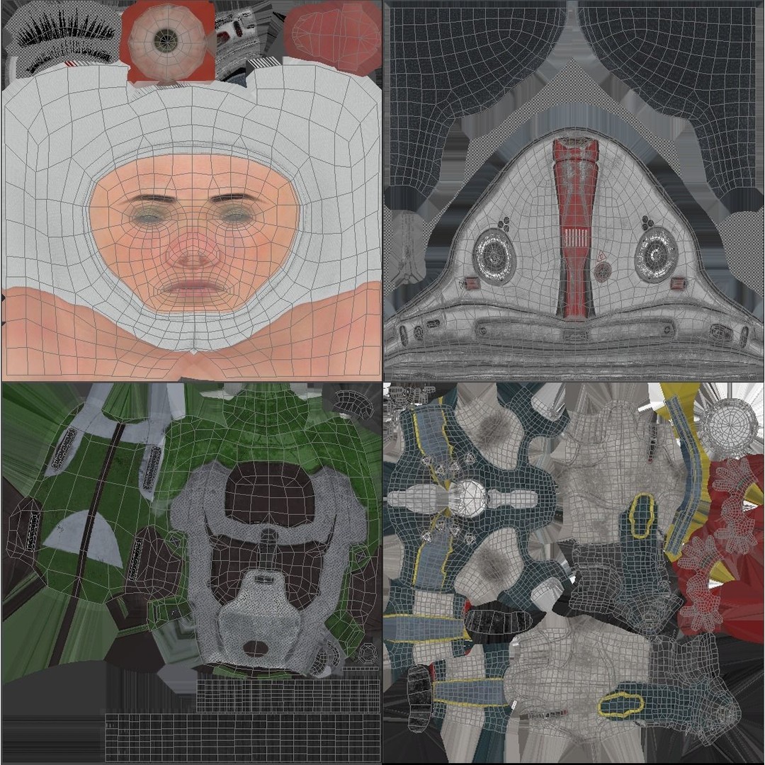 Astronaut 3D Model – Game Ready Low-Poly Character, FBX/OBJ