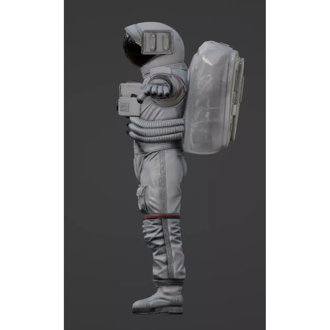Astronaut 3D Model – High Quality T-Pose Character for Animation - View 16
