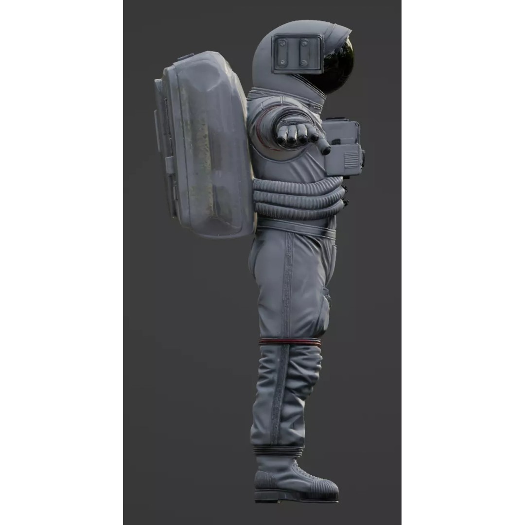Astronaut 3D Model – High Quality T-Pose Character for Animation - View 18