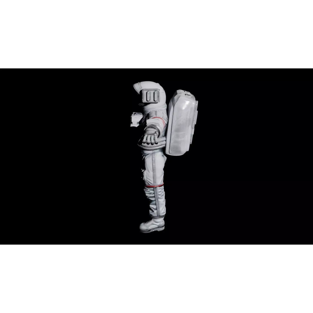 Astronaut 3D Model – High Quality T-Pose Character for Animation - View 6
