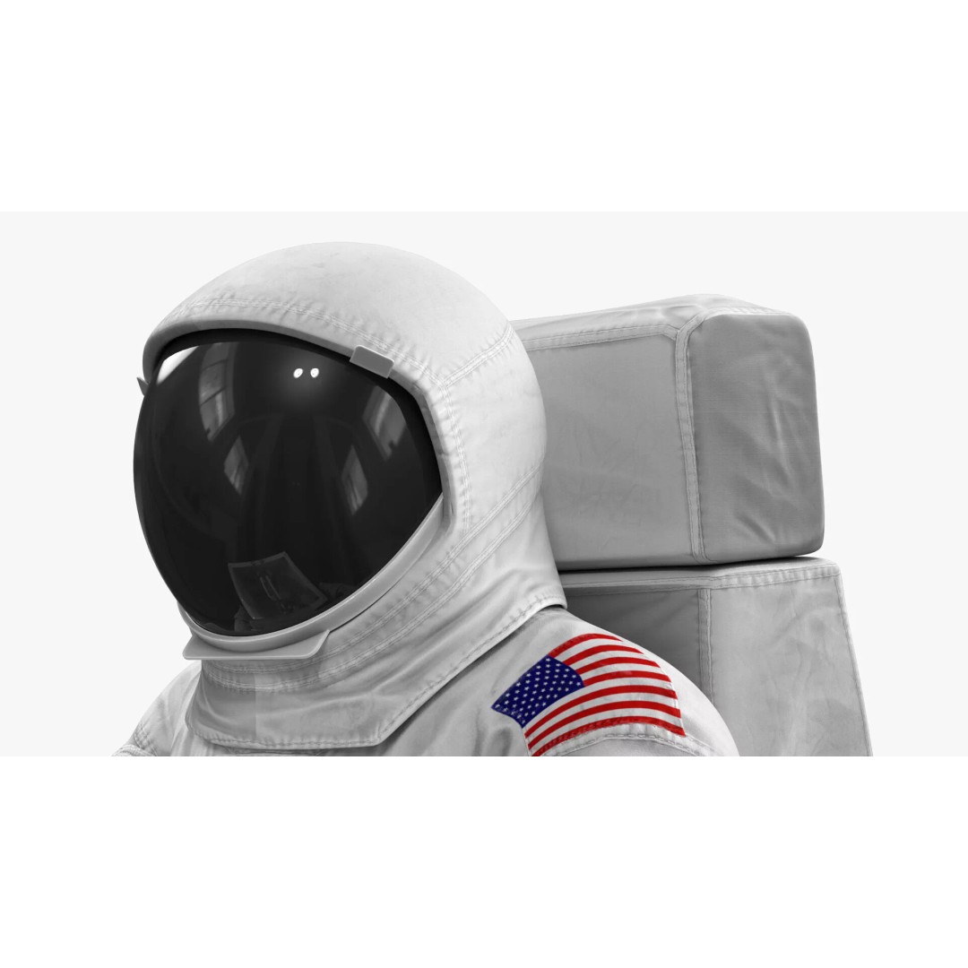 Space Suit Explorer 3D Model – High Poly PBR Asset for Simulation - View 6