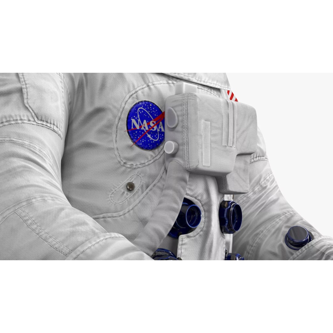 Space Suit Explorer 3D Model – High Poly PBR Asset for Simulation - View 9