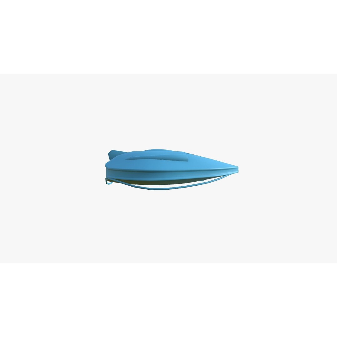 Alien Spaceship 3D Model – Low Poly Sci-Fi Spacecraft, FBX & OBJ - View 11