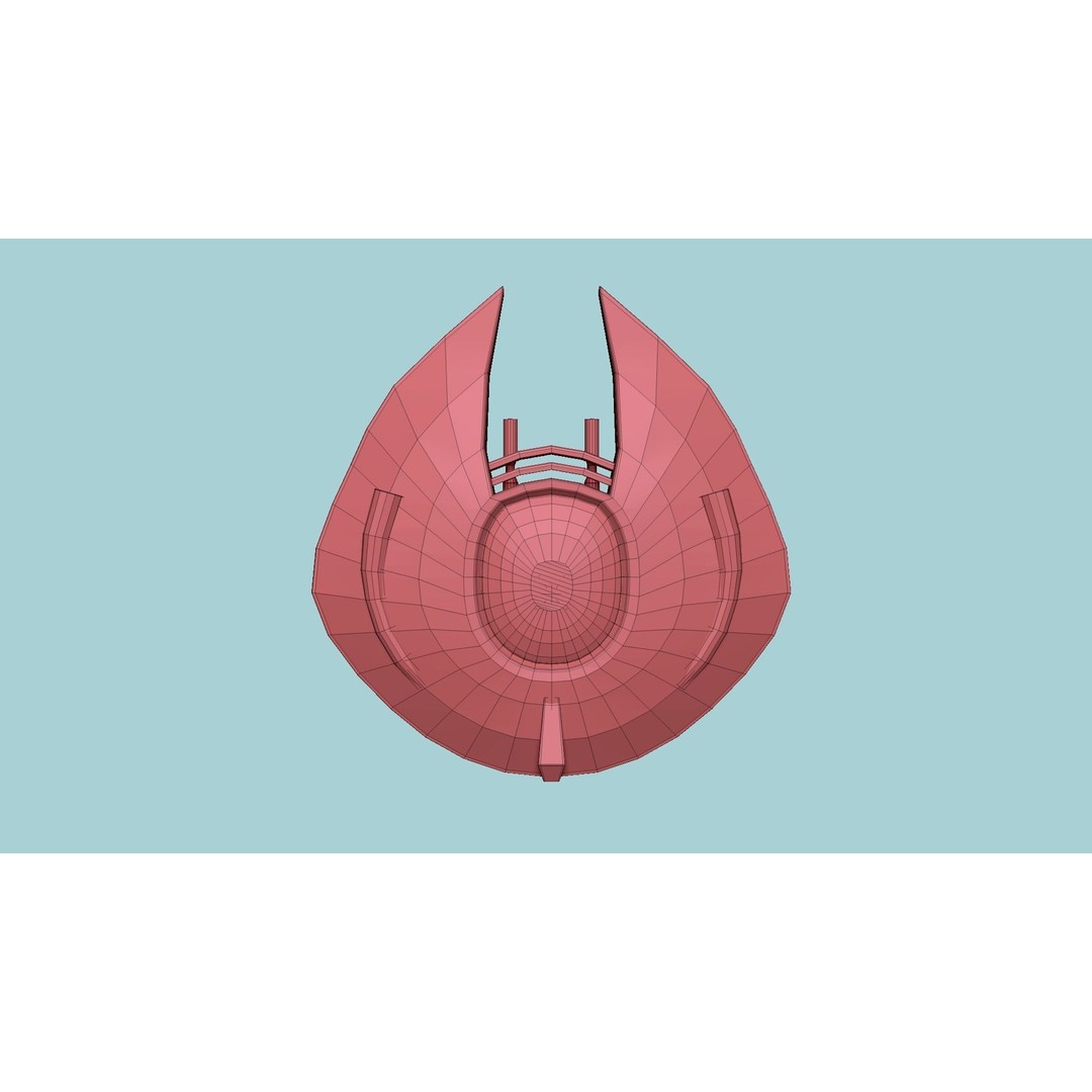 Alien Spaceship 3D Model – Low Poly Sci-Fi Spacecraft, FBX & OBJ - View 20