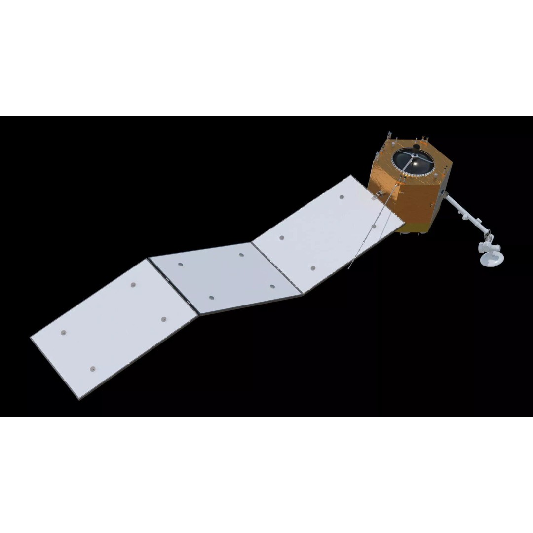 Satellite Station 3D Model – Realistic Mars Orbiting Satellite, FBX - View 12