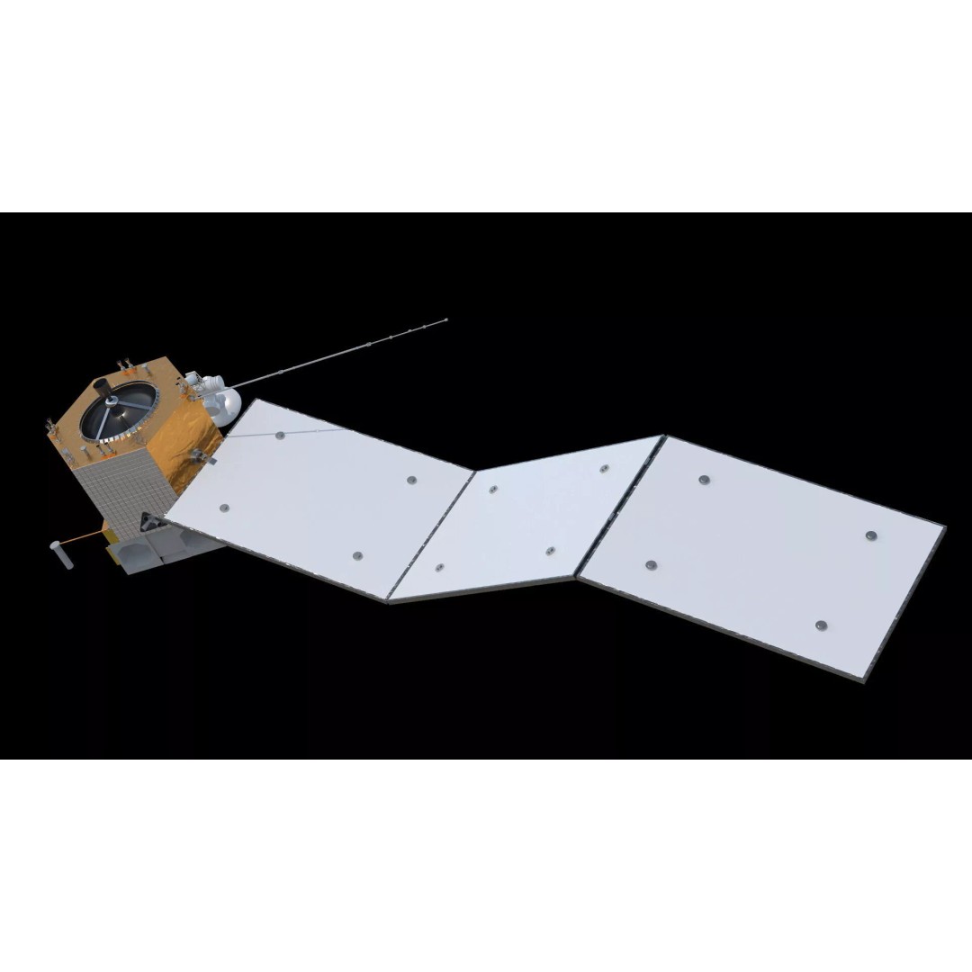 Satellite Station 3D Model – Realistic Mars Orbiting Satellite, FBX - View 13