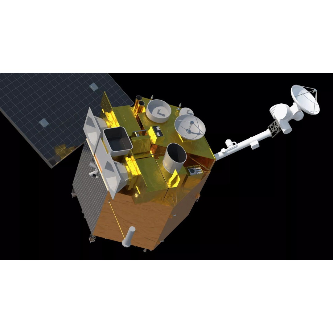 Satellite Station 3D Model – Realistic Mars Orbiting Satellite, FBX - View 14
