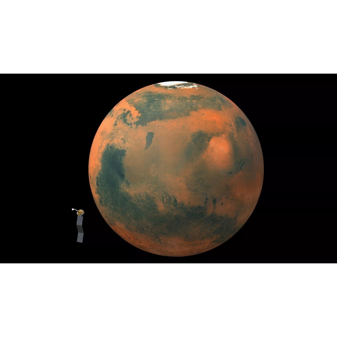 Satellite Station 3D Model – Realistic Mars Orbiting Satellite, FBX - View 2