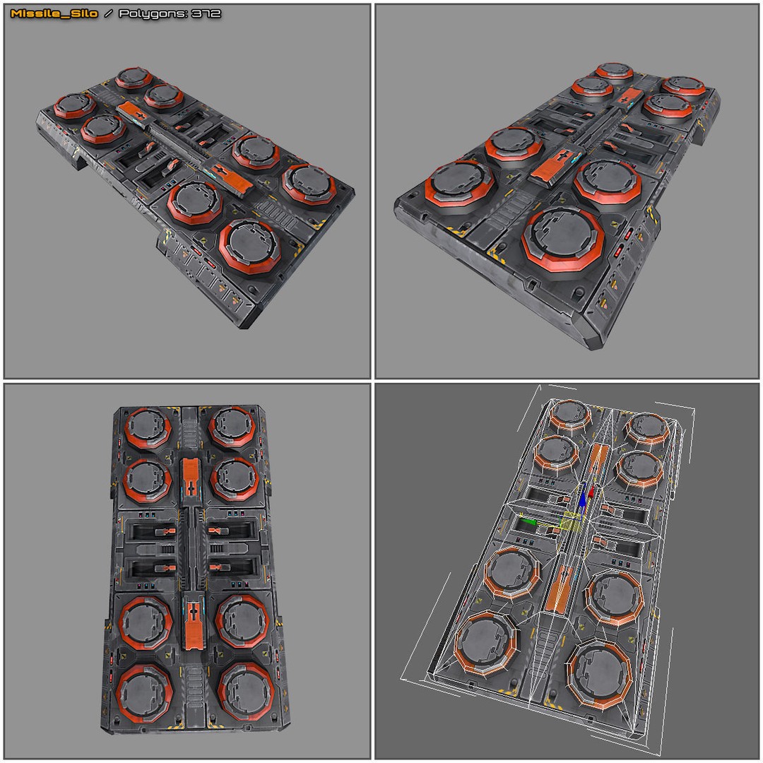 Spaceship 3D Model – Low Poly Sci-Fi Asset, FBX & OBJ Formats