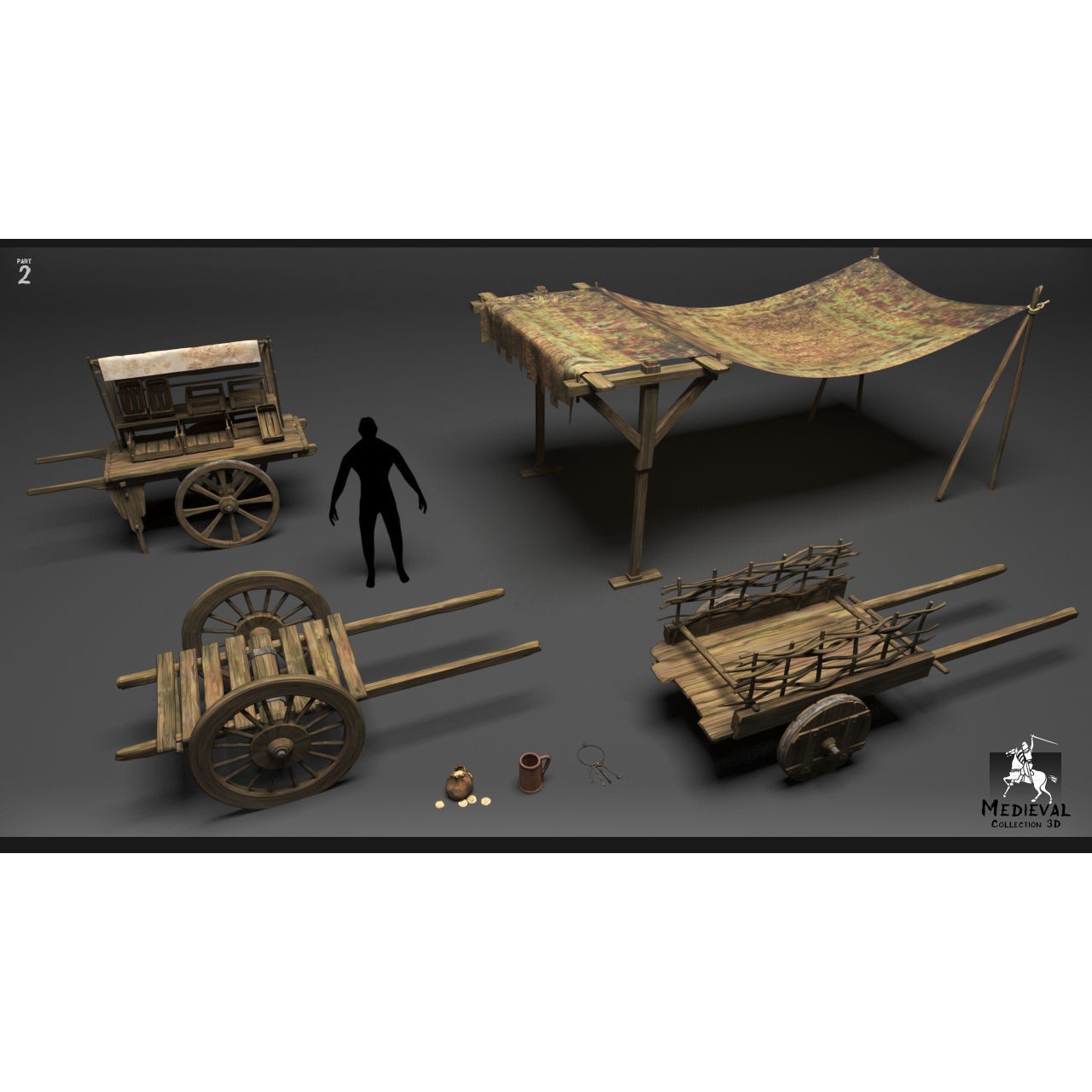 Medieval Collection Part 2 - 3D Model - View 11
