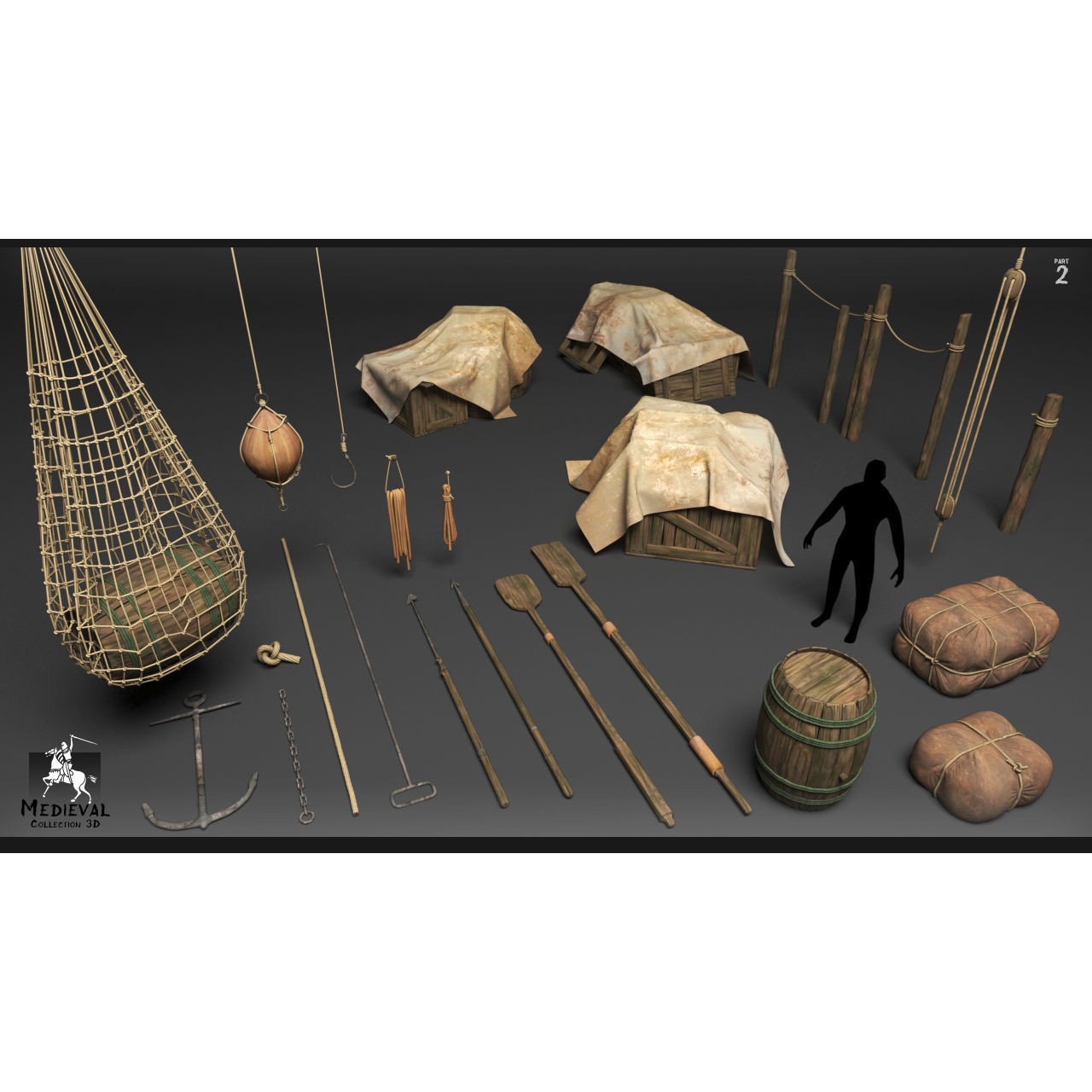 Medieval Collection Part 2 - 3D Model - View 3